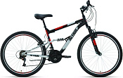 Велосипед ALTAIR MTB FS 26 1.0 (2021) черный-красный